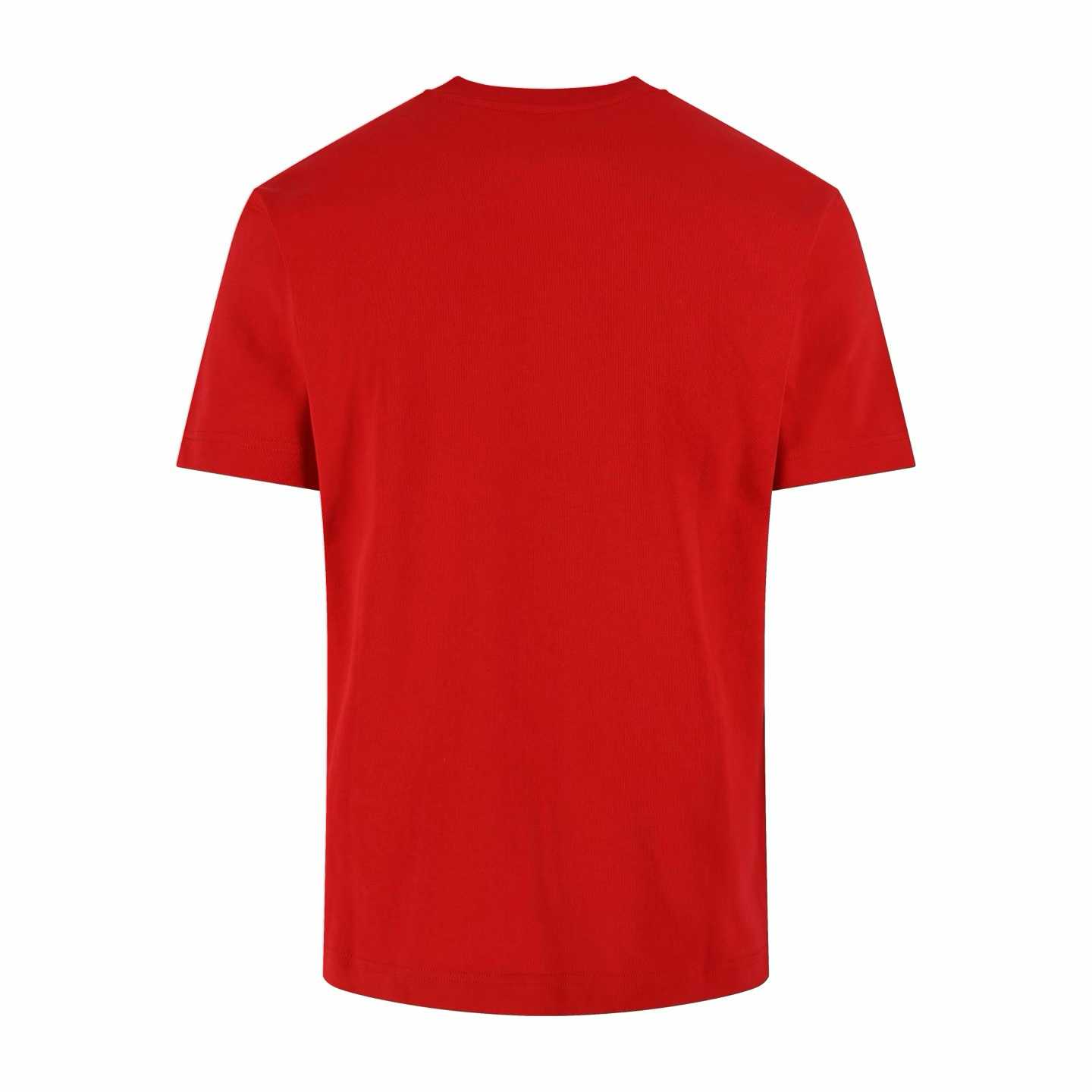 Burberry EKD Cotton T-shirt in red.