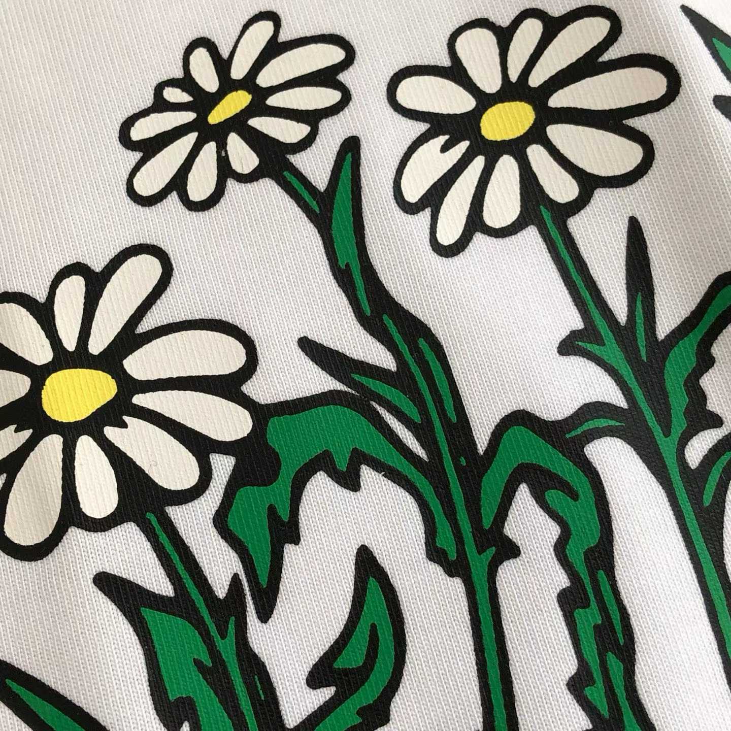 burberry white cotton Burberry Daisy Logo T-shirt