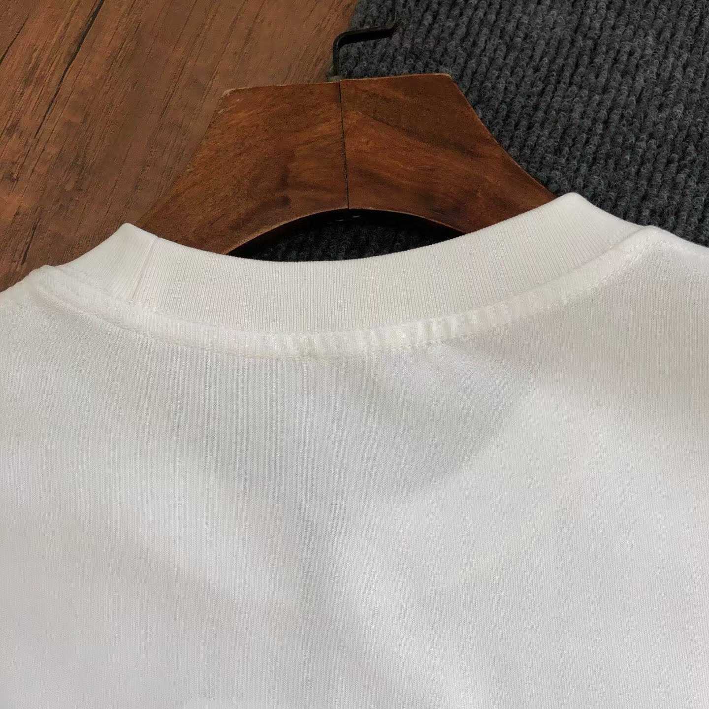 burberry white cotton Burberry Daisy Logo T-shirt