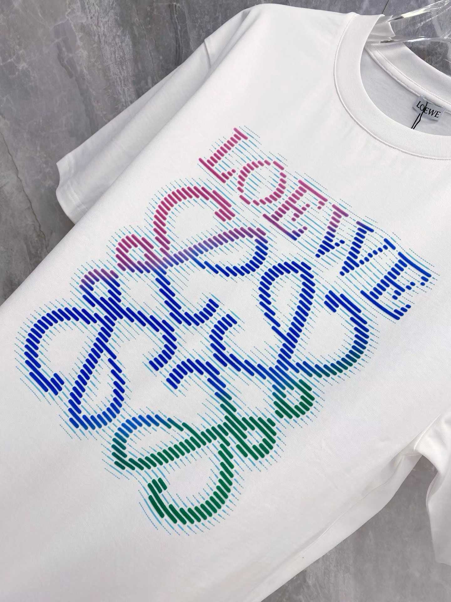 Loewe Glitch Anagram T-shirt in cotton
