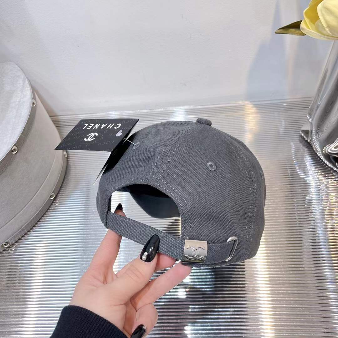 Chanel baseball cap with a white CC logo