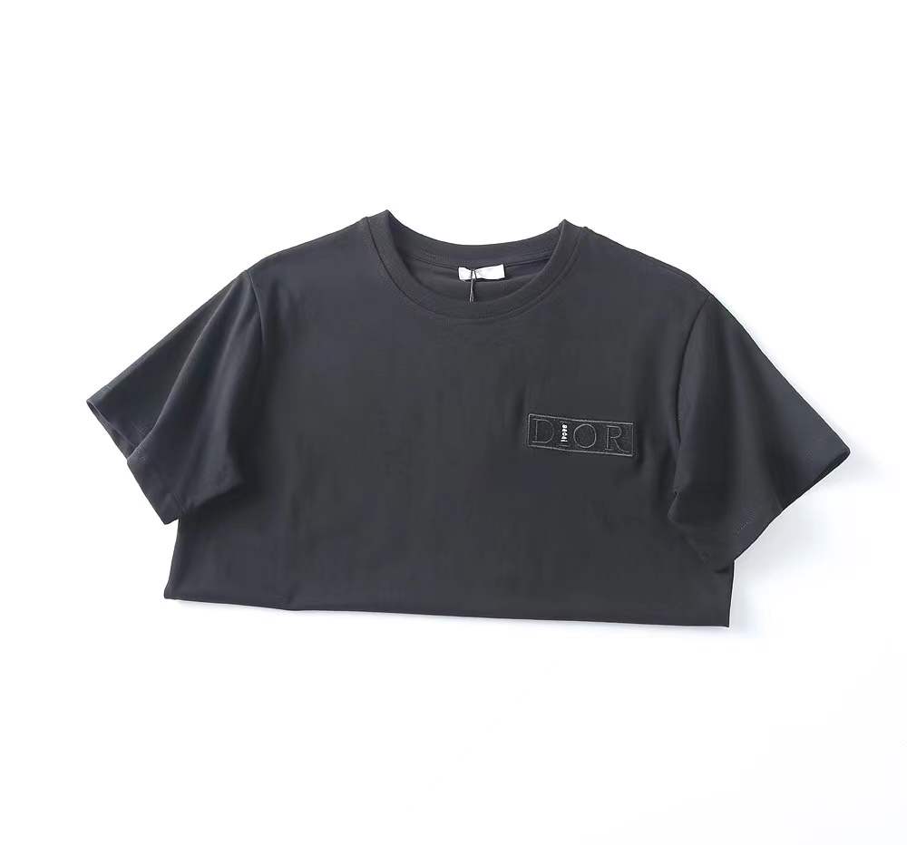 christian dior black cotton Roma T-shirt for Men.