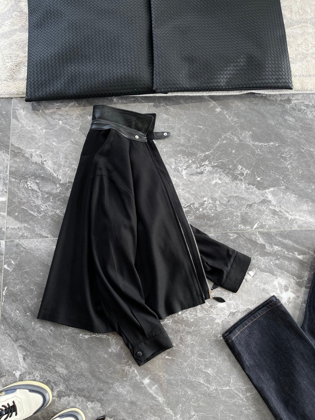 Loro Piana Men's Fashion Baggy Fit Solid Color Jacket