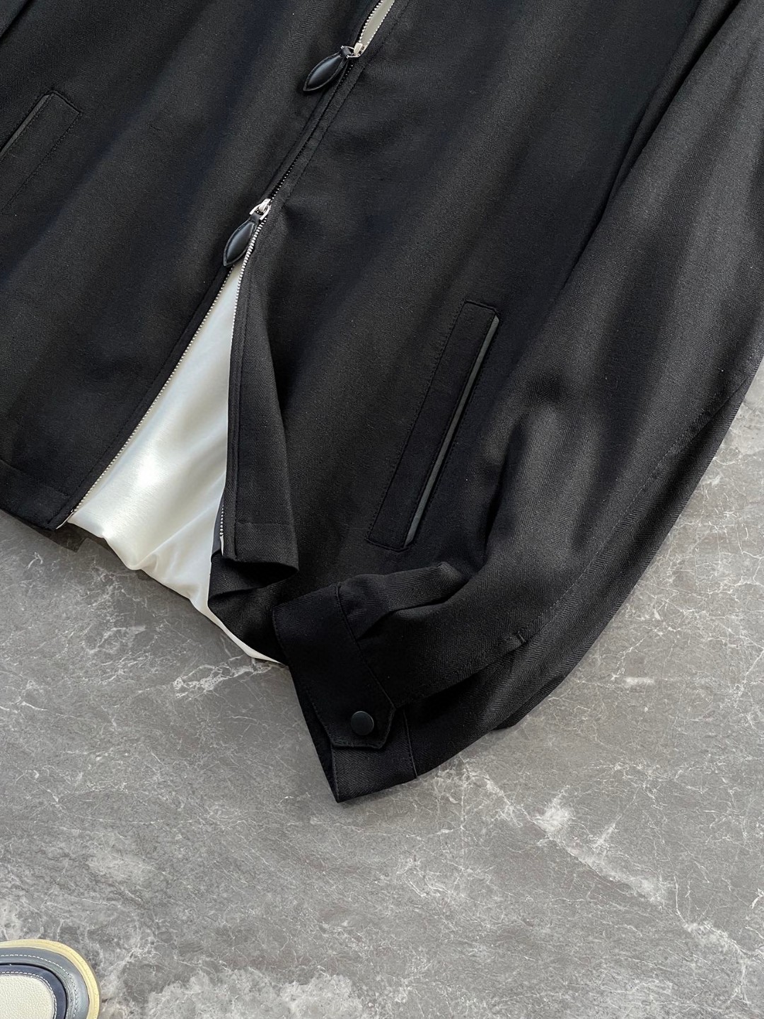 Loro Piana Men's Fashion Baggy Fit Solid Color Jacket