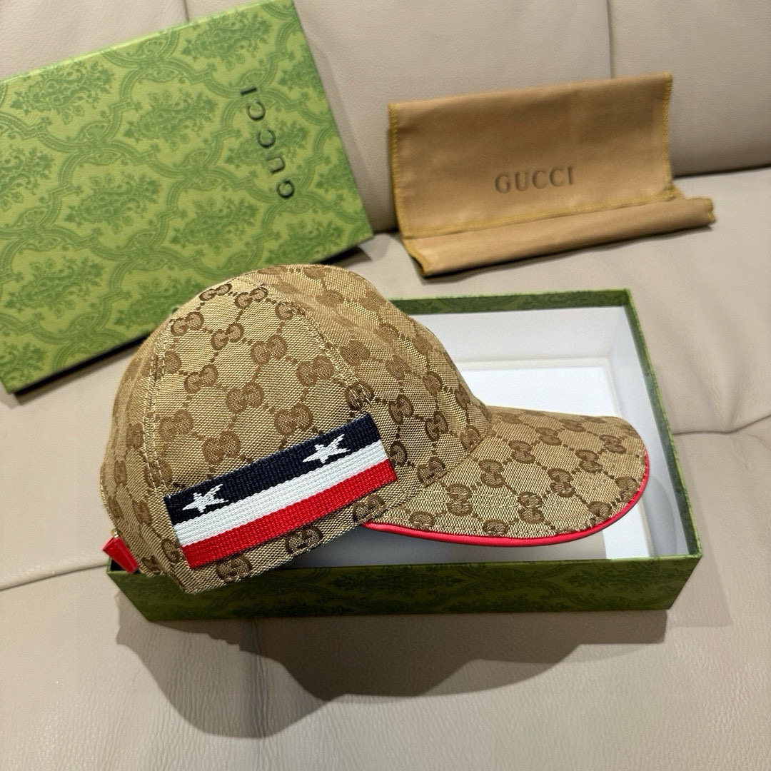 Gucci Original GG canvas baseball hat with Web detail