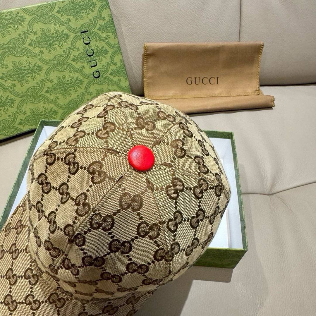 Gucci Original GG canvas baseball hat with Web detail