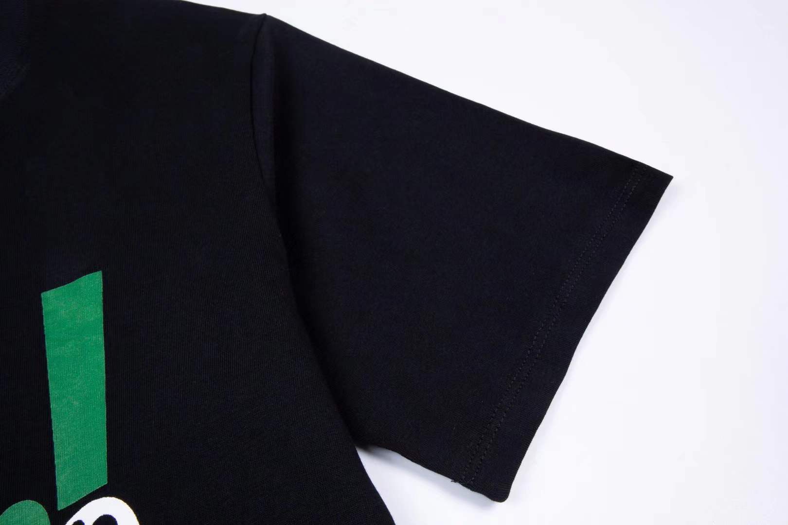 LV Teddy Bear T-Shirt in black cotton