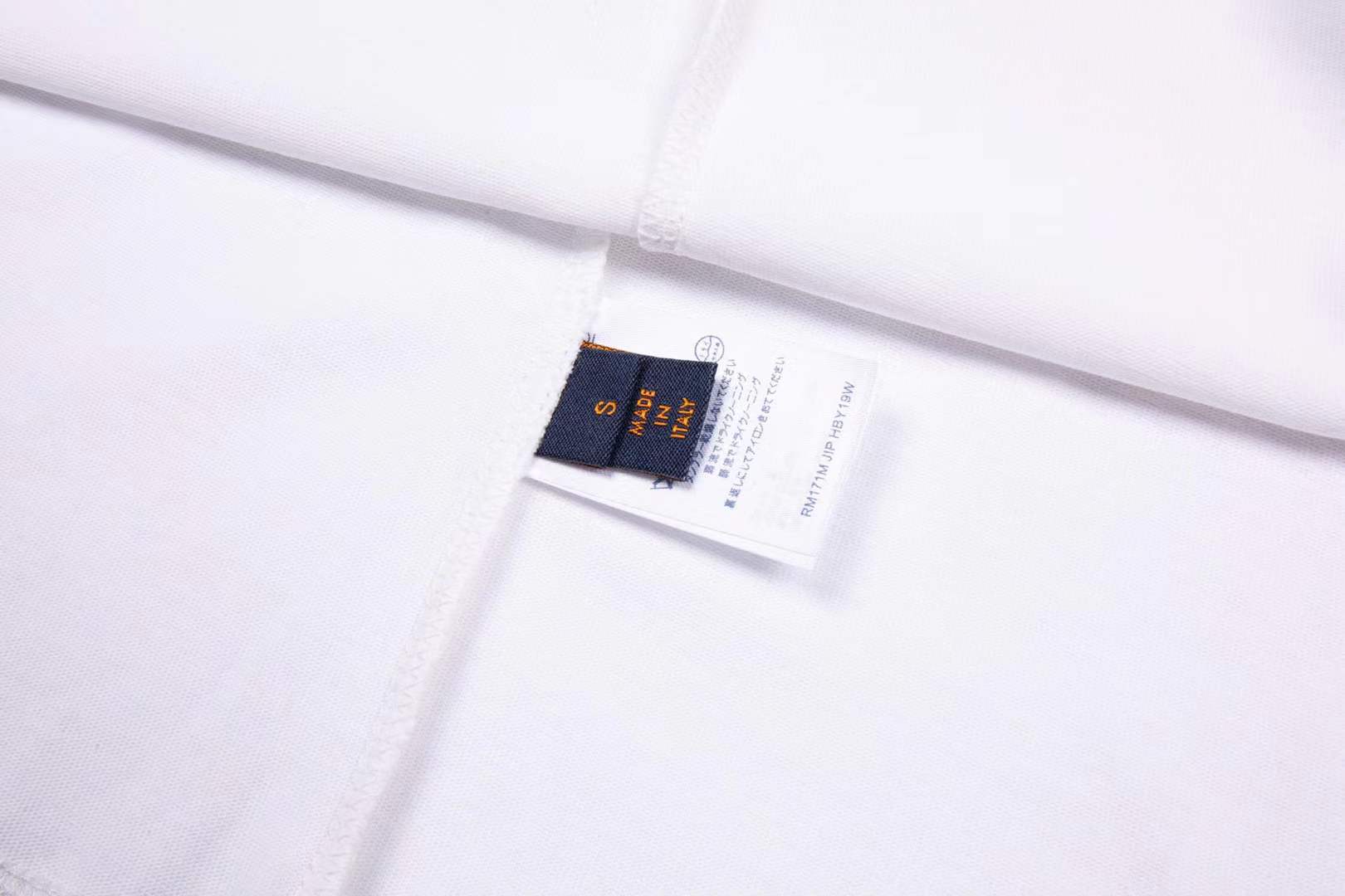 LV men's t-shirt with a graphic teddy bear print