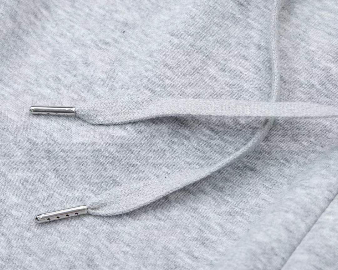 LV Kids Duck Chenille cotton shorts in grey