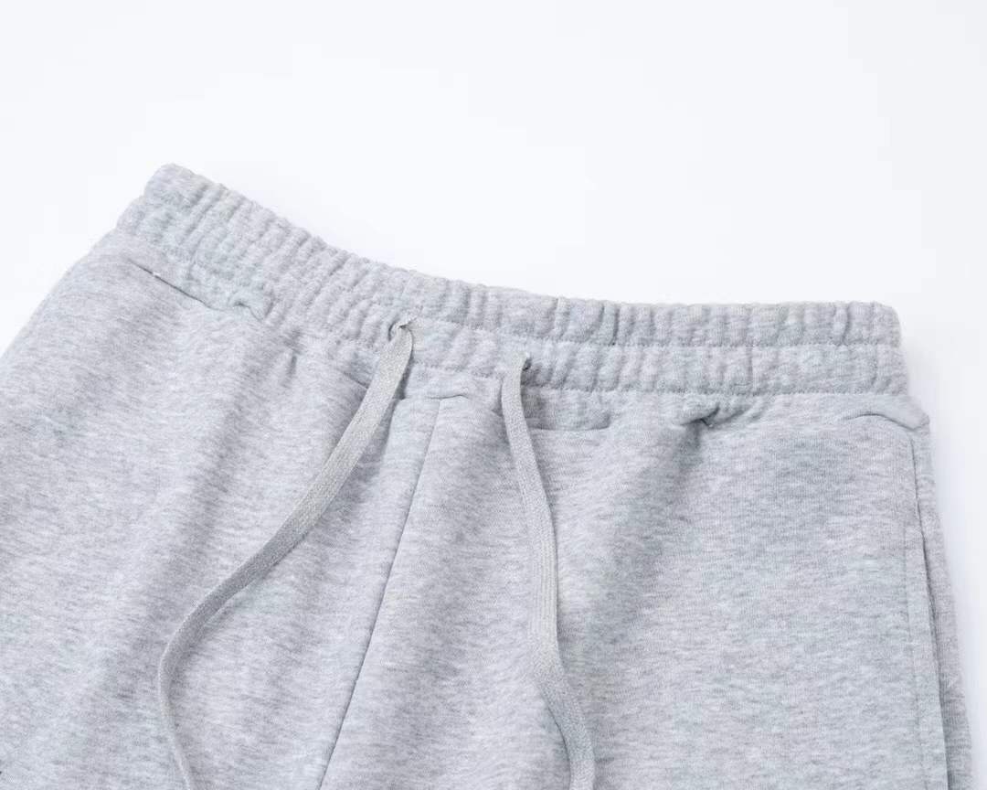 LV Kids Duck Chenille cotton shorts in grey