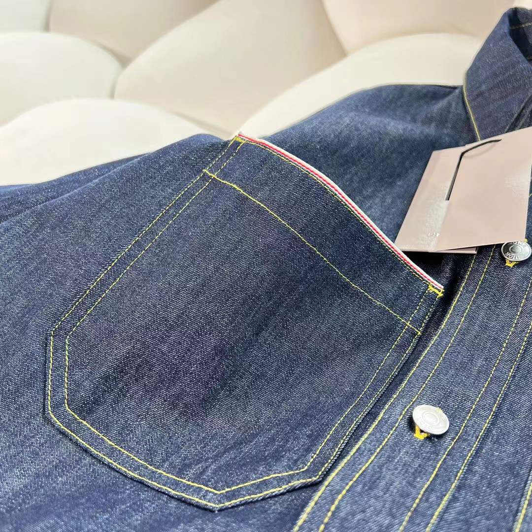 Dior Men 2022 'Christian Dior Atelier' denim shirt in blue