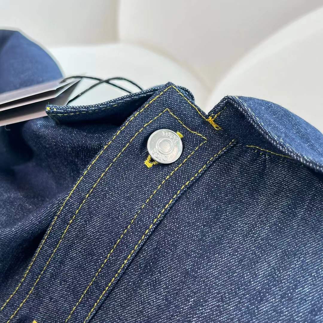 Dior Men 2022 'Christian Dior Atelier' denim shirt in blue