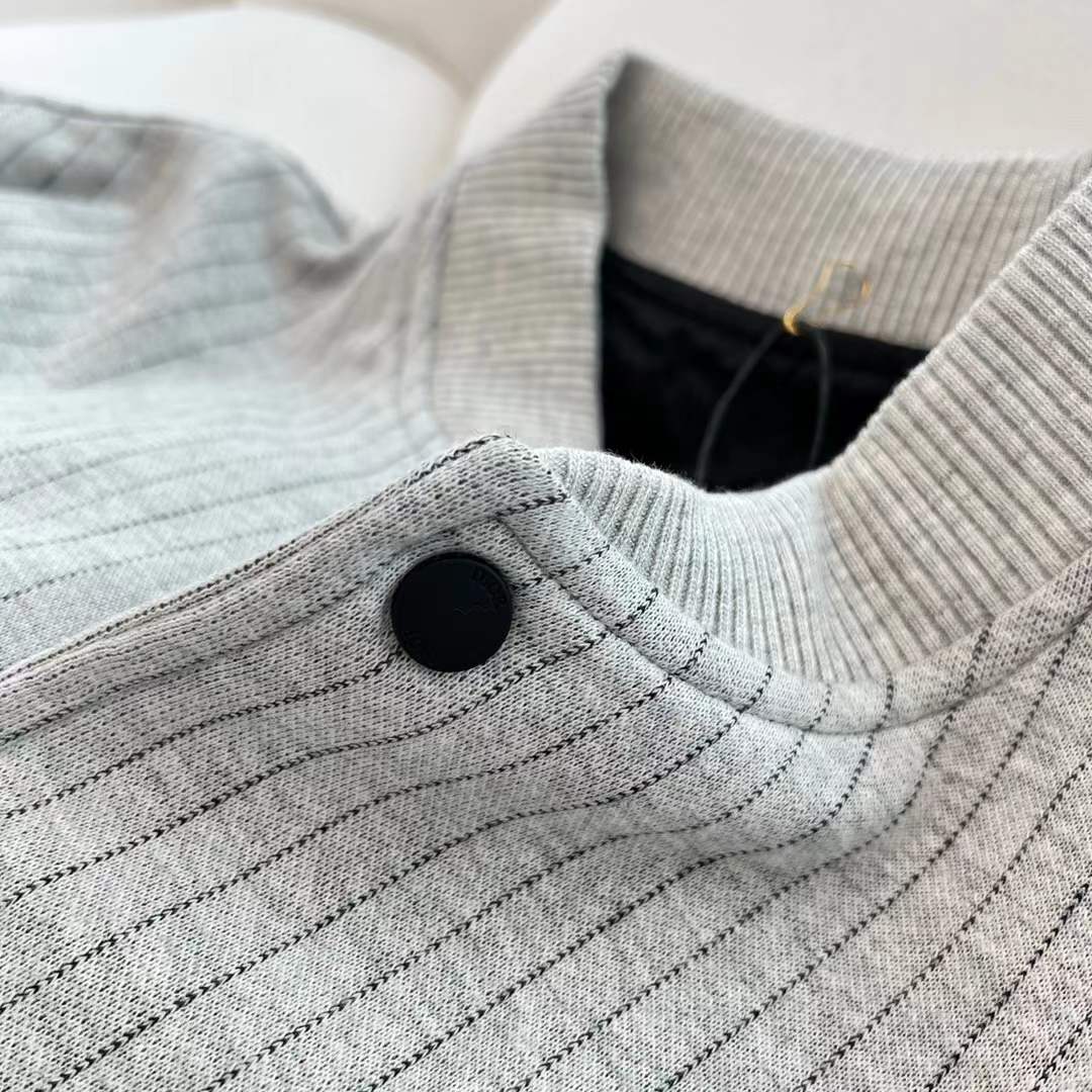 Dior Men 2022 Atelier Varsity Jacket in grey