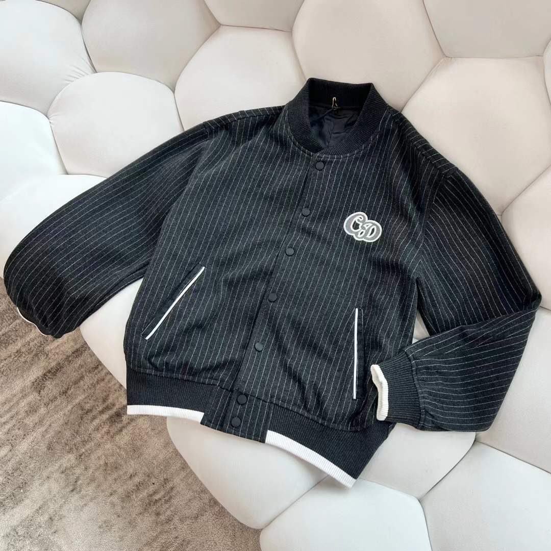 Dior pinstripe wool coat