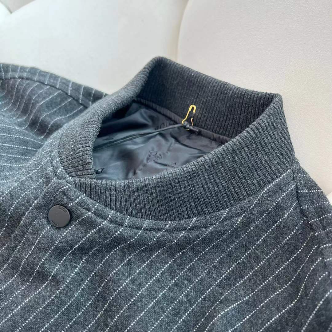 Dior pinstripe wool coat