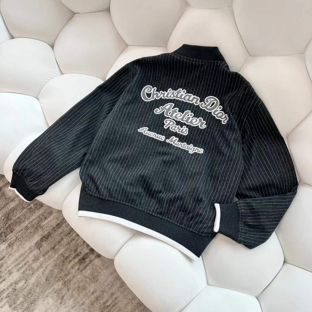 Dior pinstripe wool coat