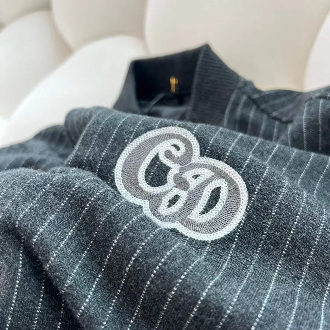 Dior pinstripe wool coat