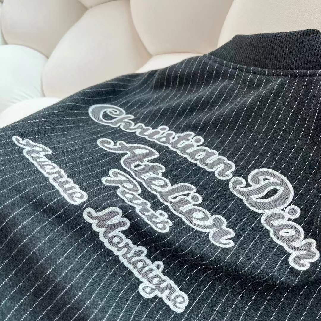 Dior pinstripe wool coat