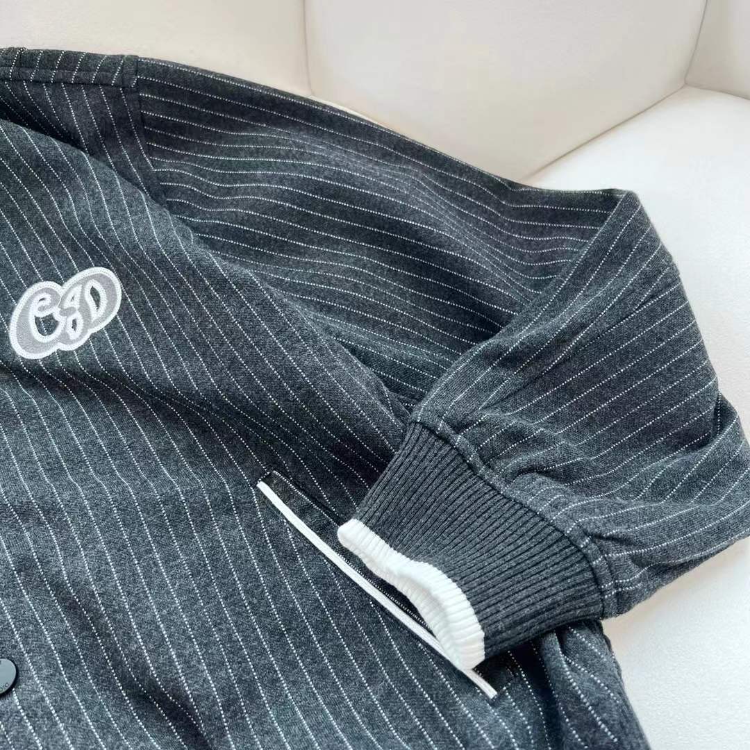 Dior pinstripe wool coat
