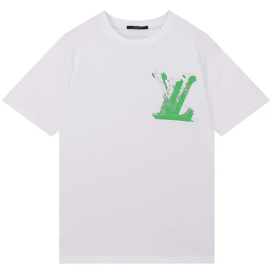 LV Washed Embellished Cotton T-Shirt