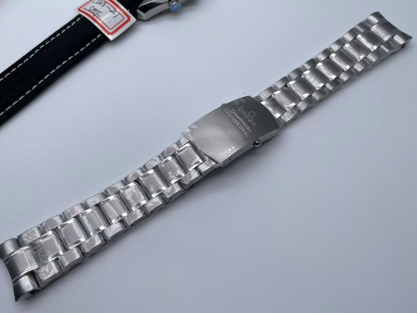 Speedmaster Professional Snoopy SS SMF 1:1 Best Edition BlackDial On Black Nylon Strap A3861(Free SS Bracelet) $488