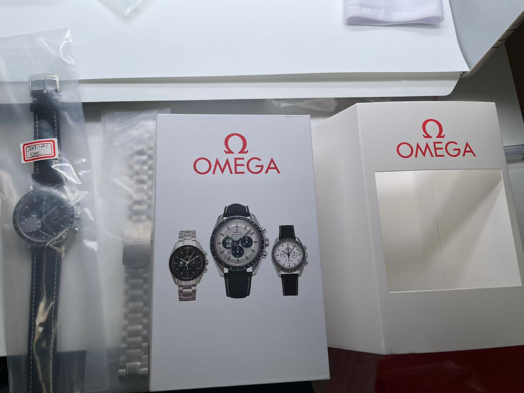 Speedmaster Professional Snoopy SS SMF 1:1 Best Edition BlackDial On Black Nylon Strap A3861(Free SS Bracelet) $488