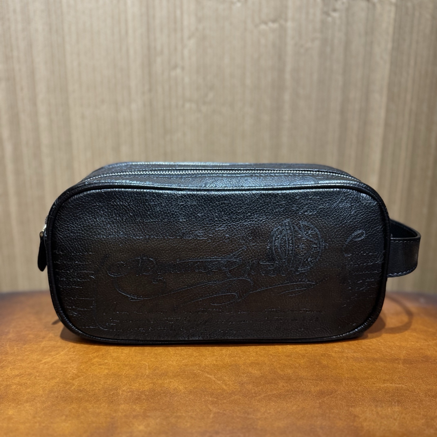 Berluti Formula 1003 Zipped Pouch in Scritto leather