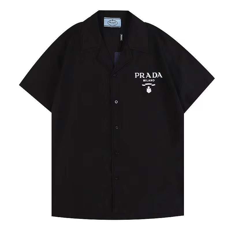 Prada bowling shirt Black and White