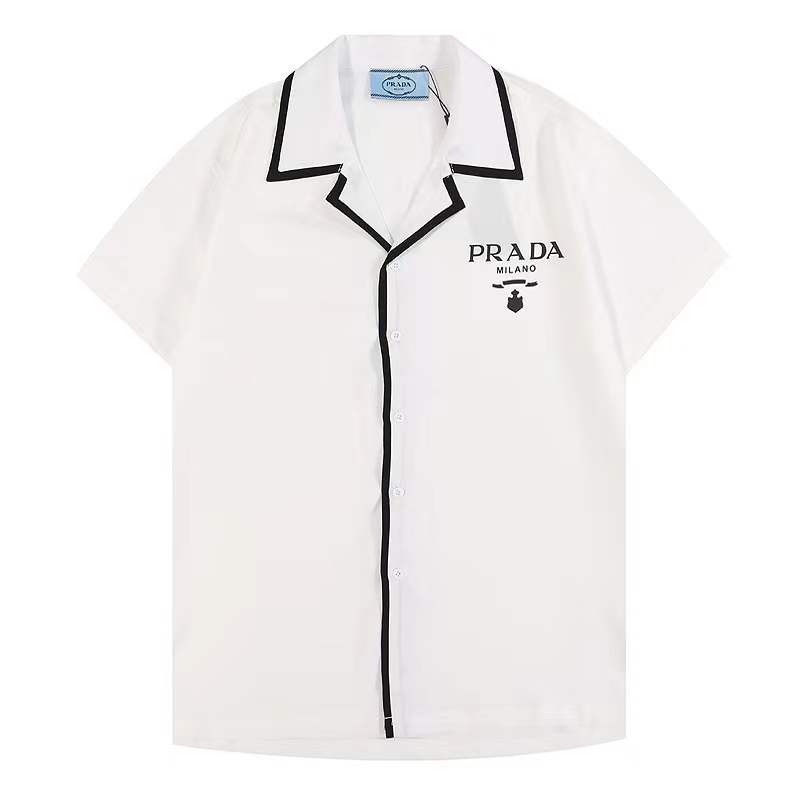 Prada bowling shirt Black and White