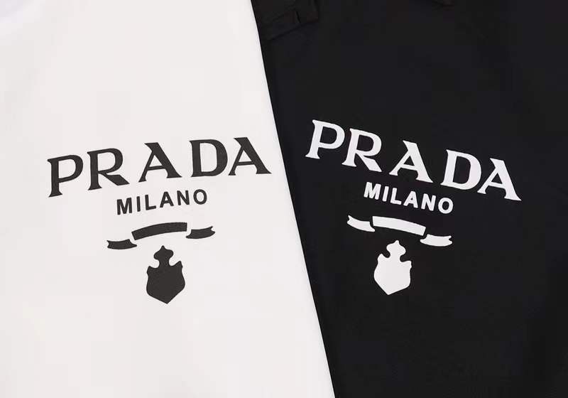 Prada bowling shirt Black and White