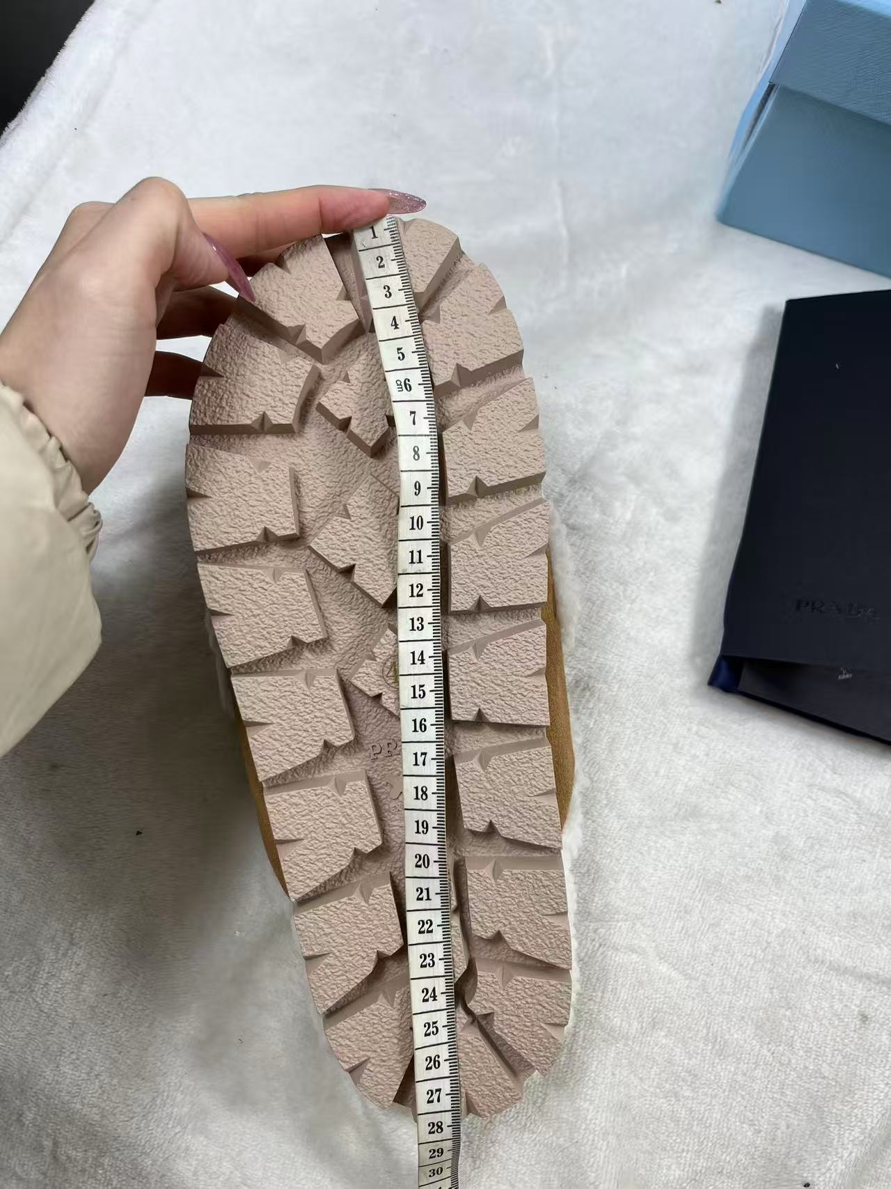 Prada Shearling Slippers in beige suede all colors