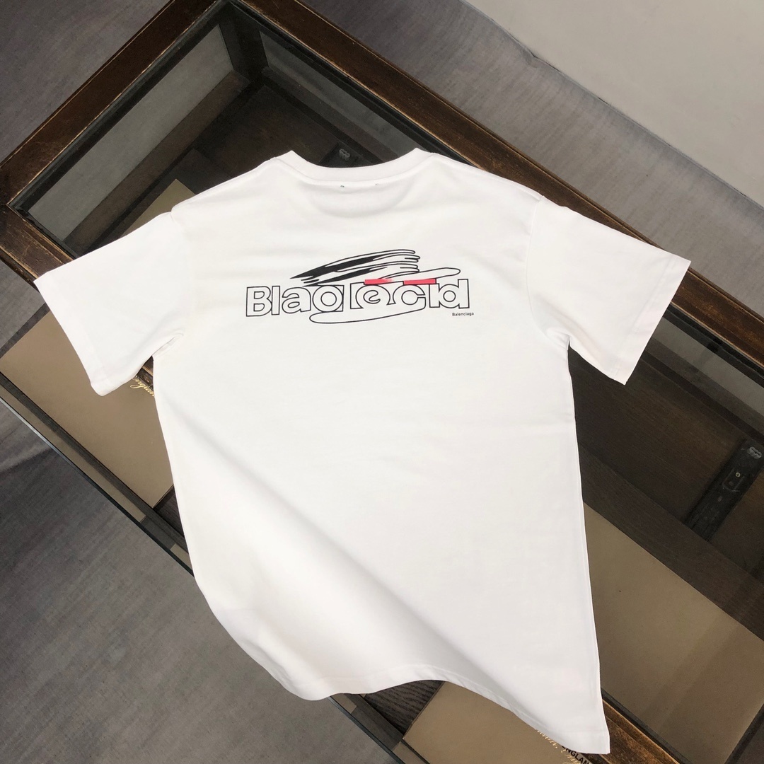 Balenciaga white Plein Sport T-shirt