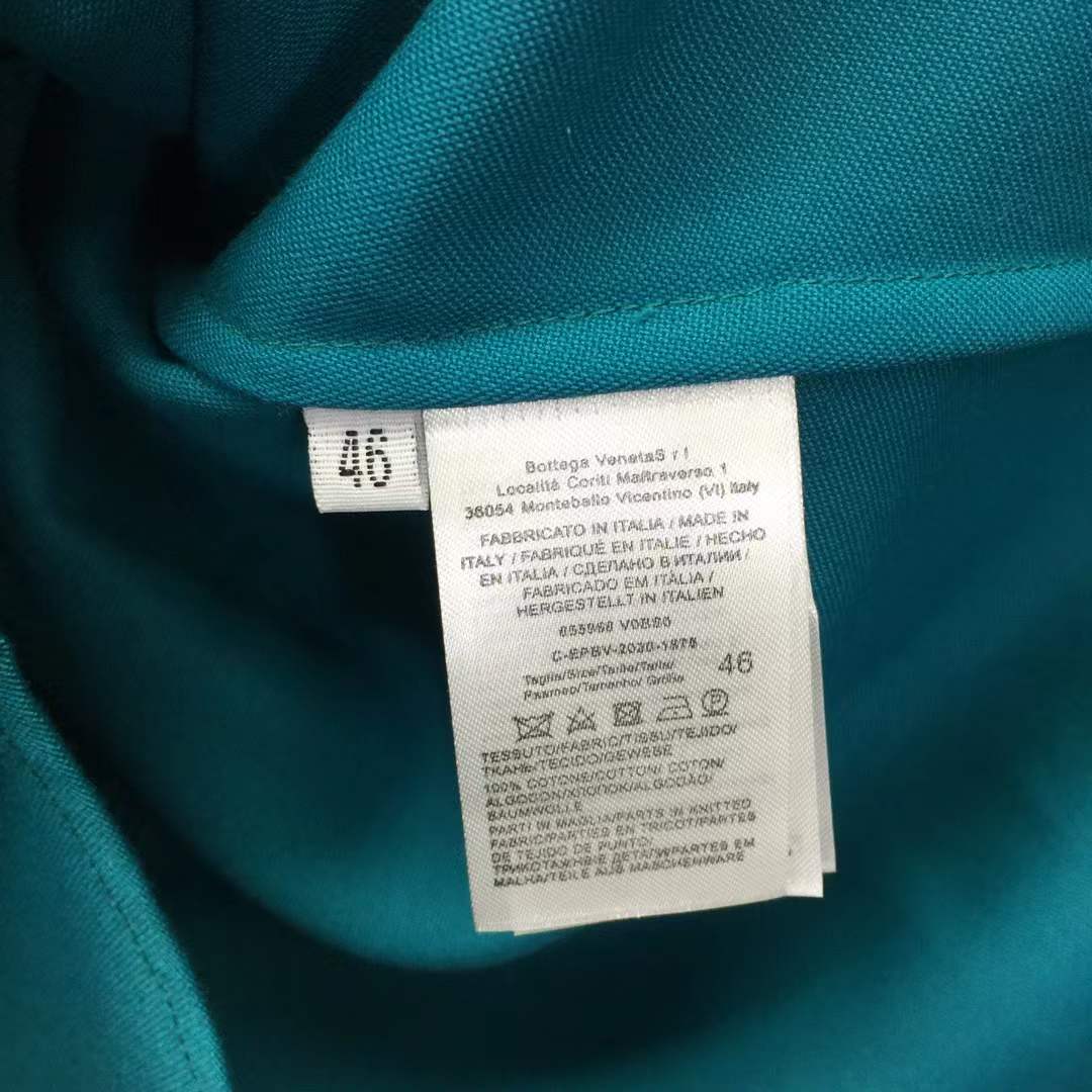 Bottega Veneta Grain de Poudre Wool Shirt in green