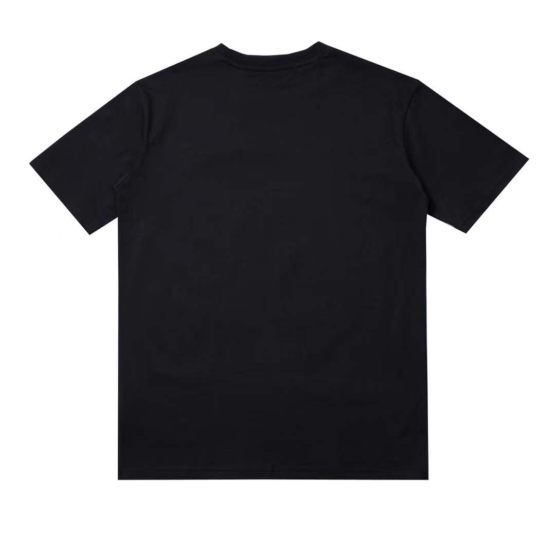 LV black Balmain Universe & Stars T-shirt