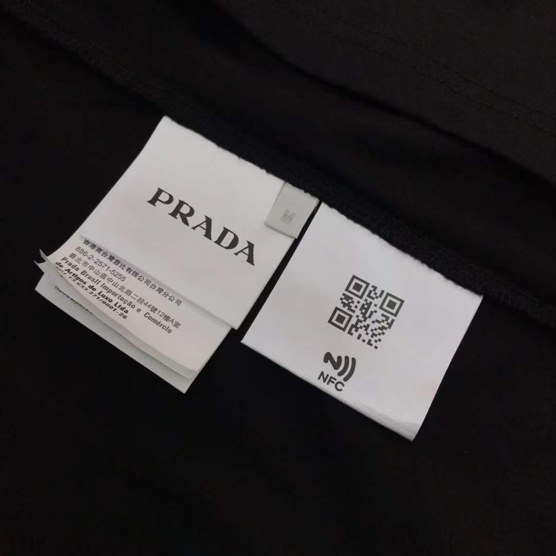 prada Maison Kitsuné Bold Fox Head Patch T-Shirt