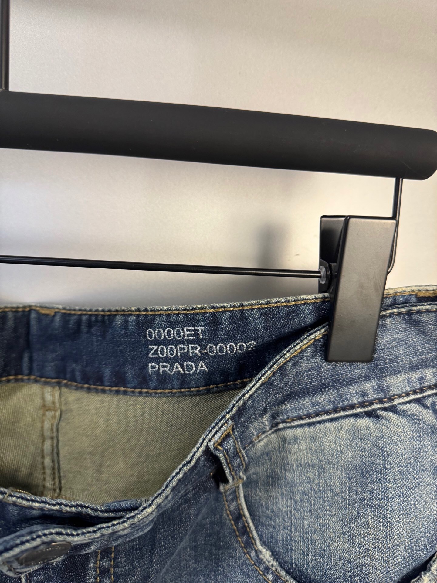 Prada blue denim jeans for men