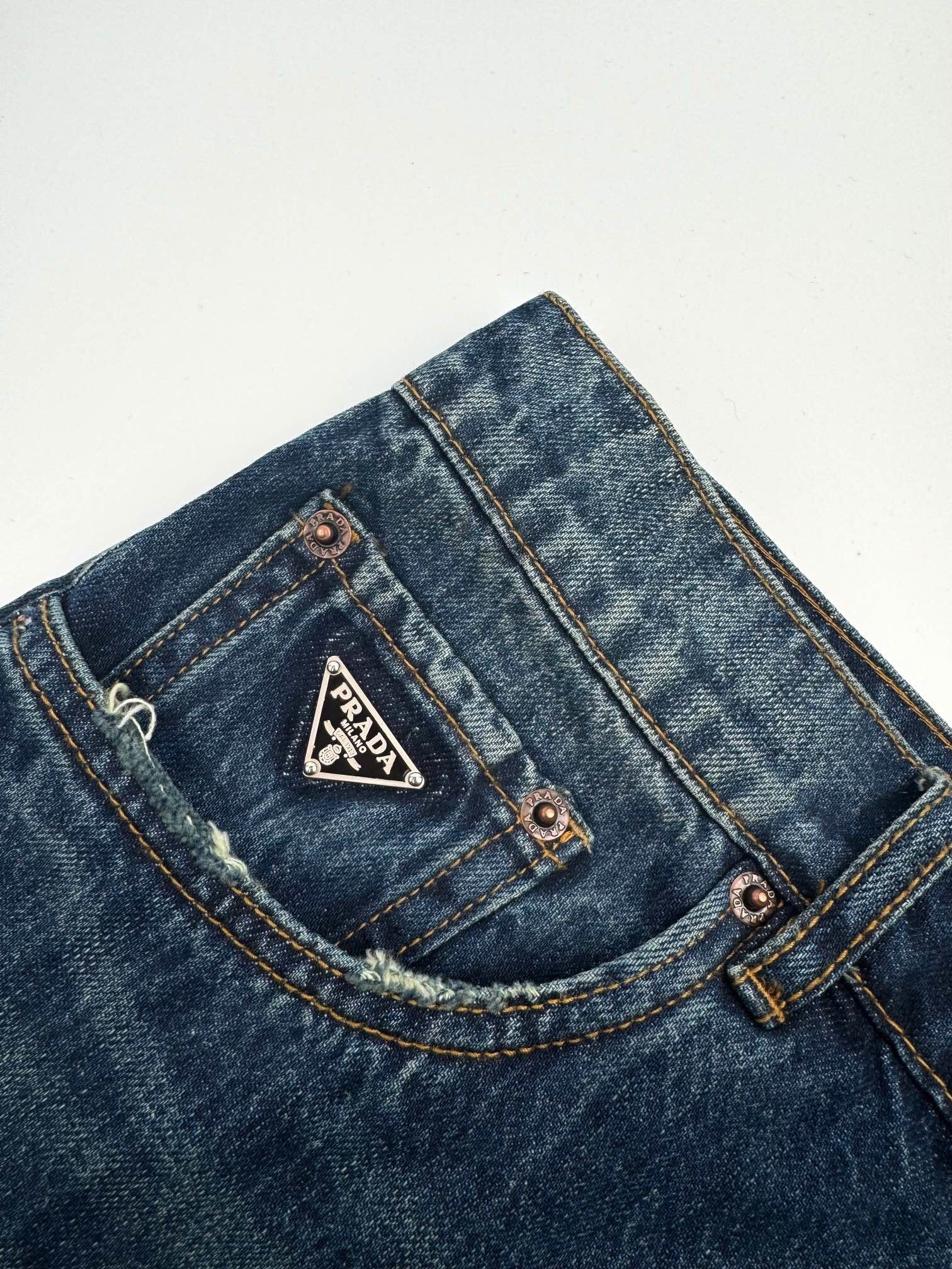 Prada Dsquared2 men's blue denim jeans