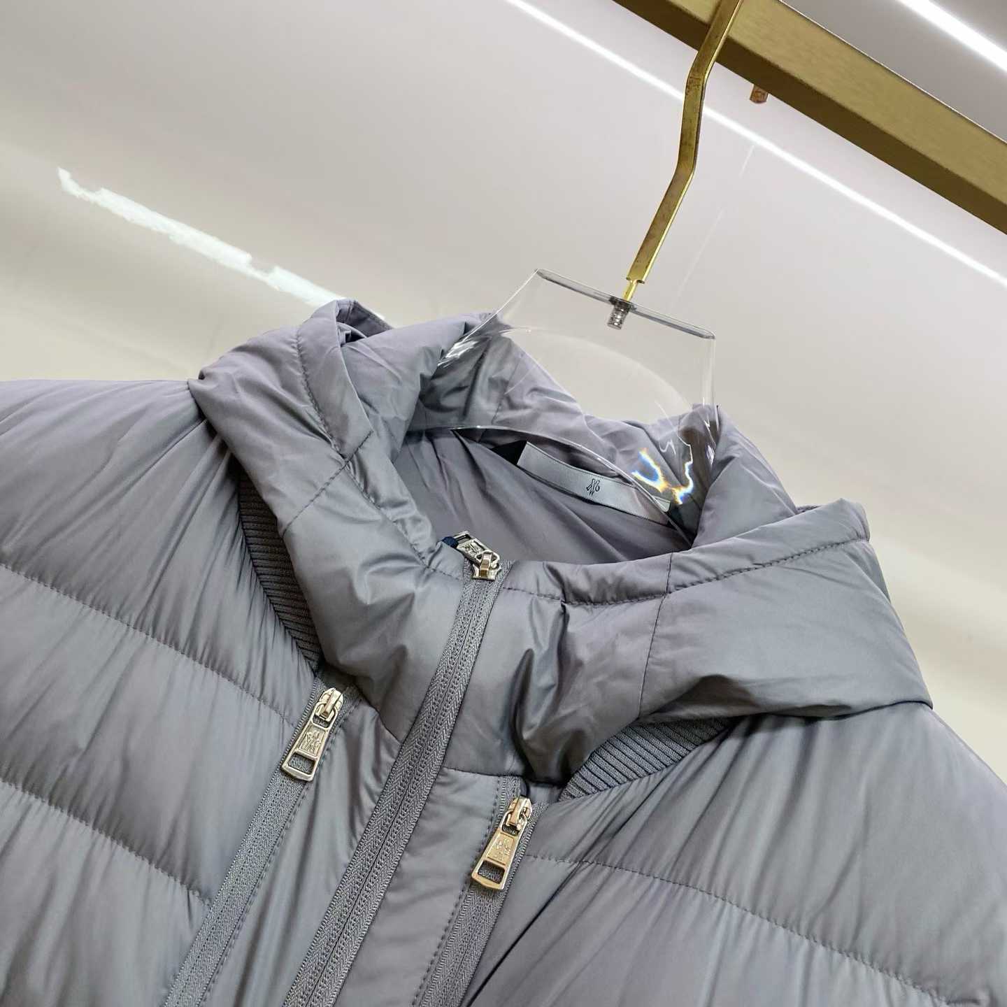 Moncler Verney 3-in-1 short down jacket in grey