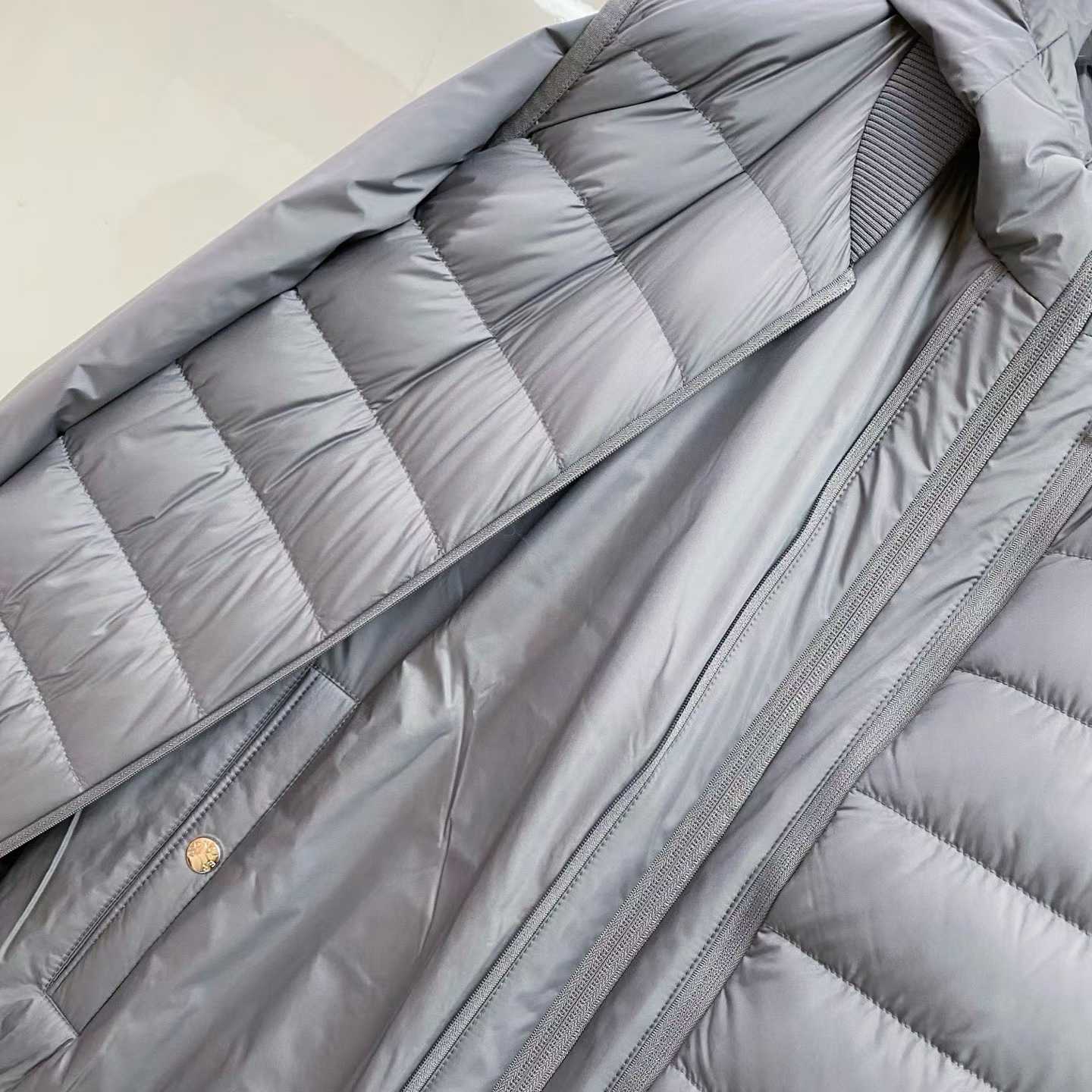 Moncler Verney 3-in-1 short down jacket in grey