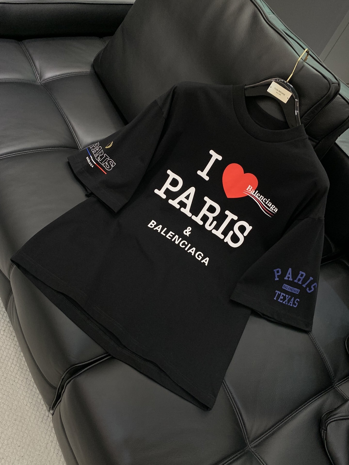 Balenciaga "I Love Paris & Balenciaga" oversized cotton T-shirt