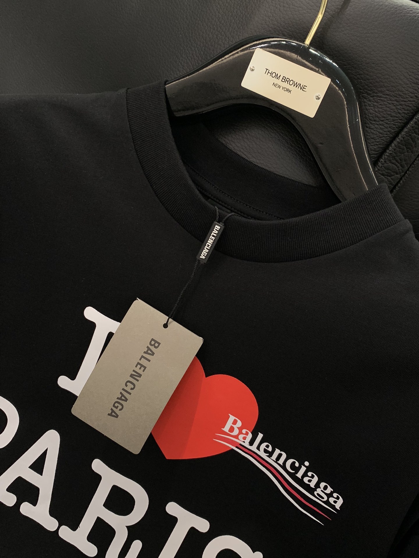 Balenciaga "I Love Paris & Balenciaga" oversized cotton T-shirt