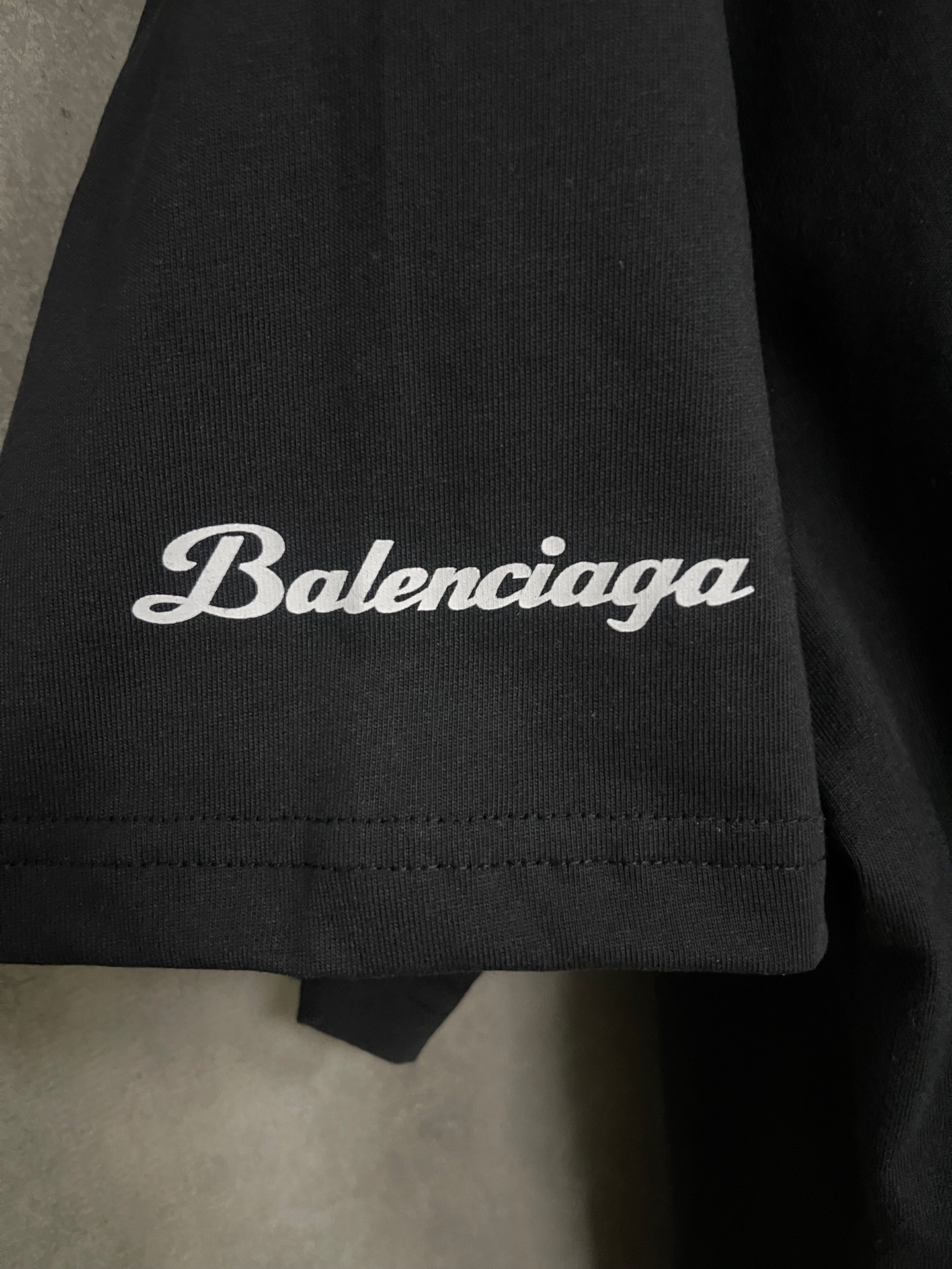 Balenciaga x Automobili Lamborghini oversized T-shirt in black dry cotton jersey