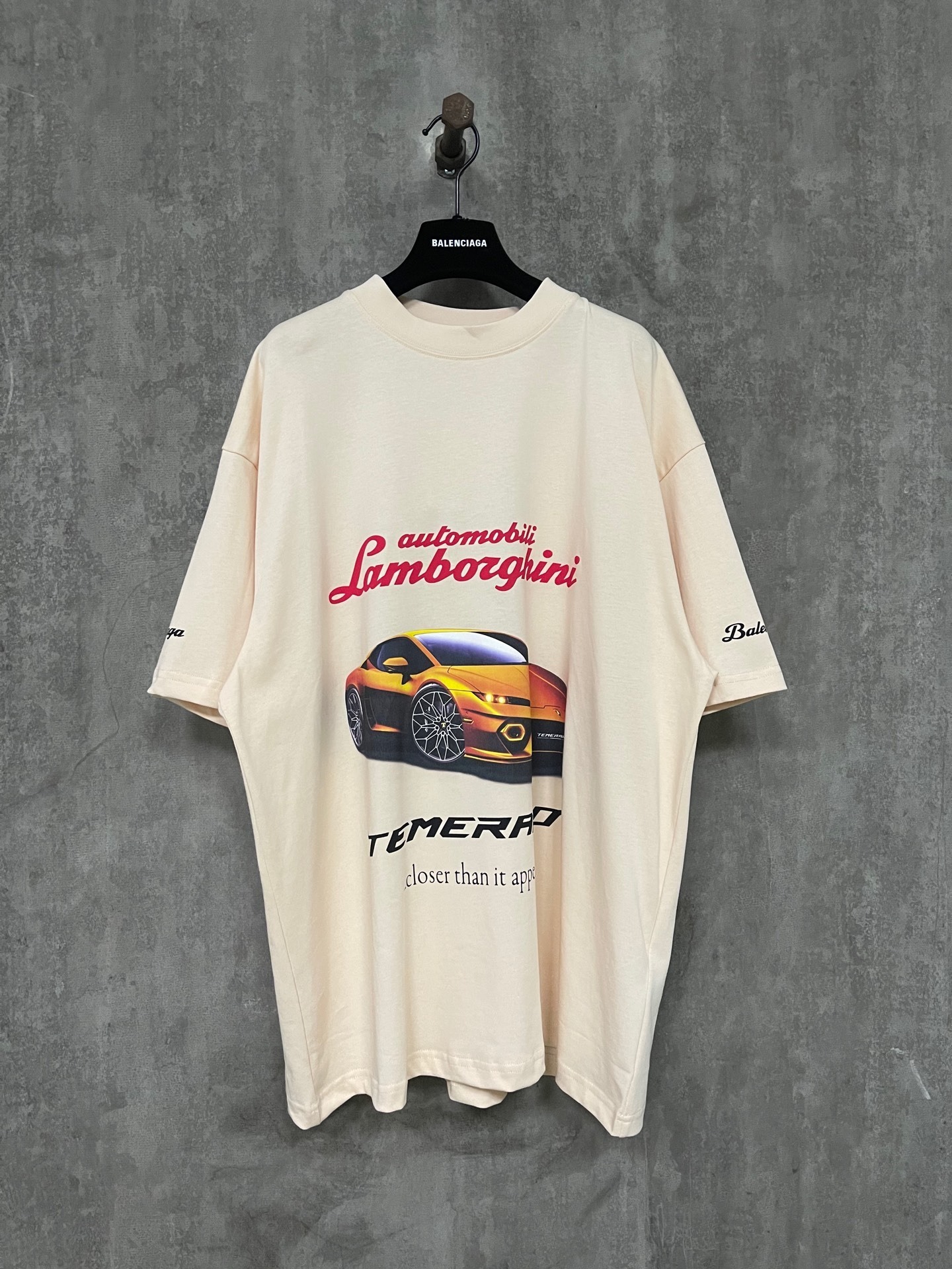 Balenciaga x Automobili Lamborghini oversized cotton jersey T-shirt