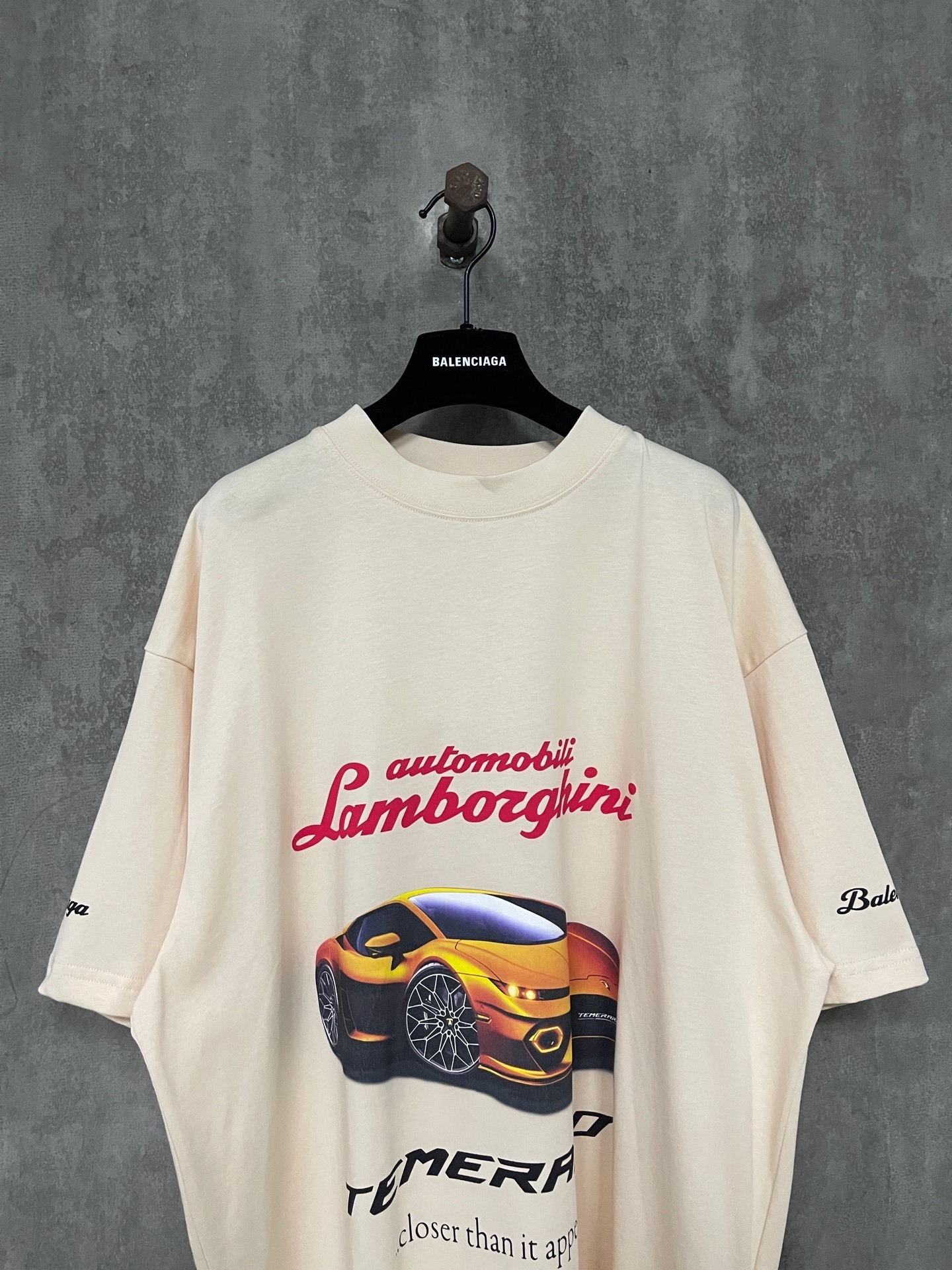 Balenciaga x Automobili Lamborghini oversized cotton jersey T-shirt