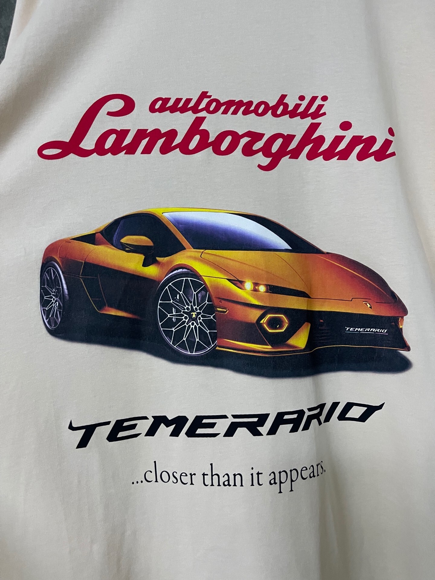 Balenciaga x Automobili Lamborghini oversized cotton jersey T-shirt