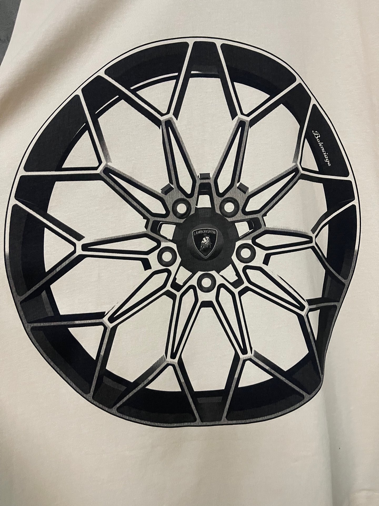 Balenciaga x Automobili Lamborghini oversized cotton jersey T-shirt