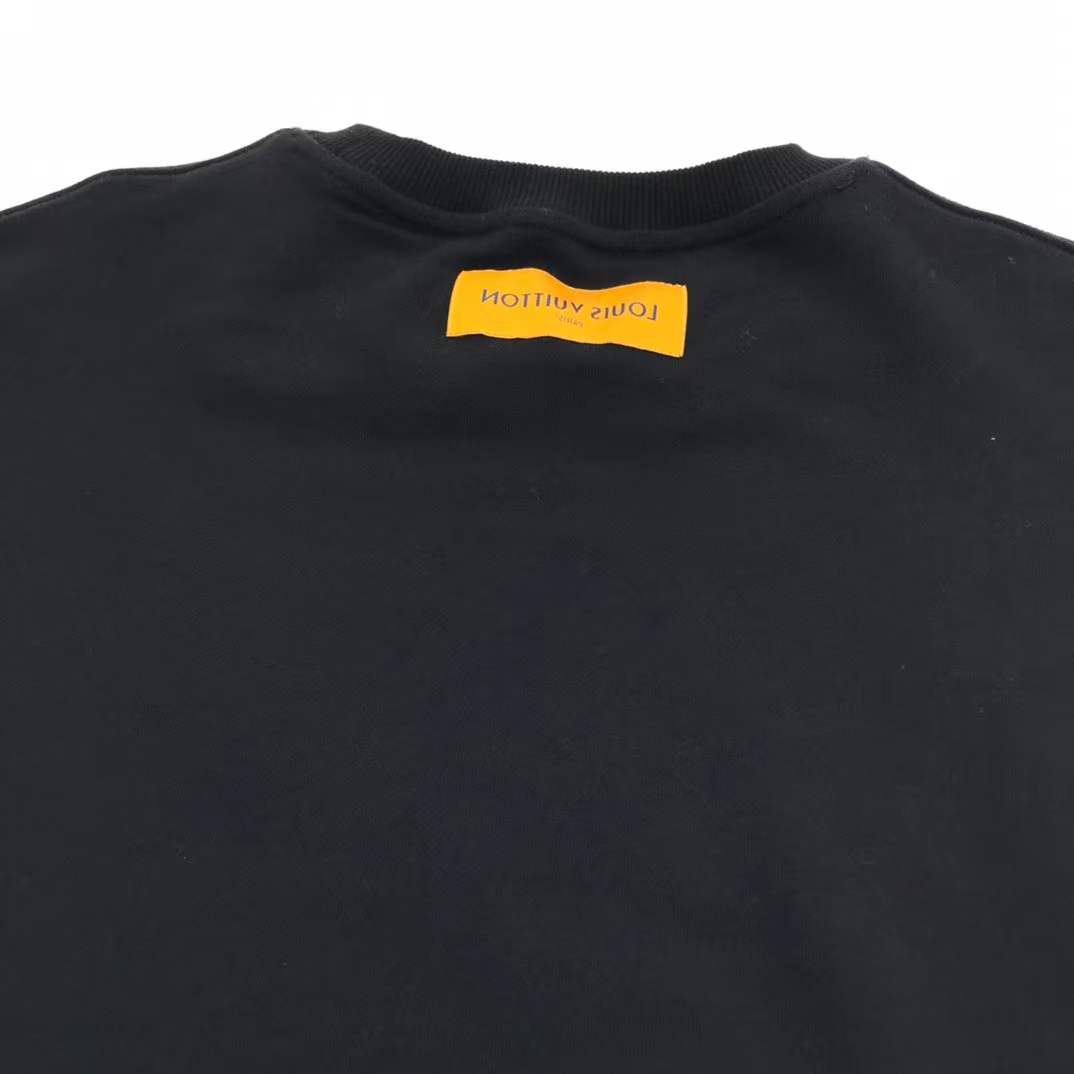 LV sweatshirt featuring a stylized "Maison Louis Vuitton" logo on the chest