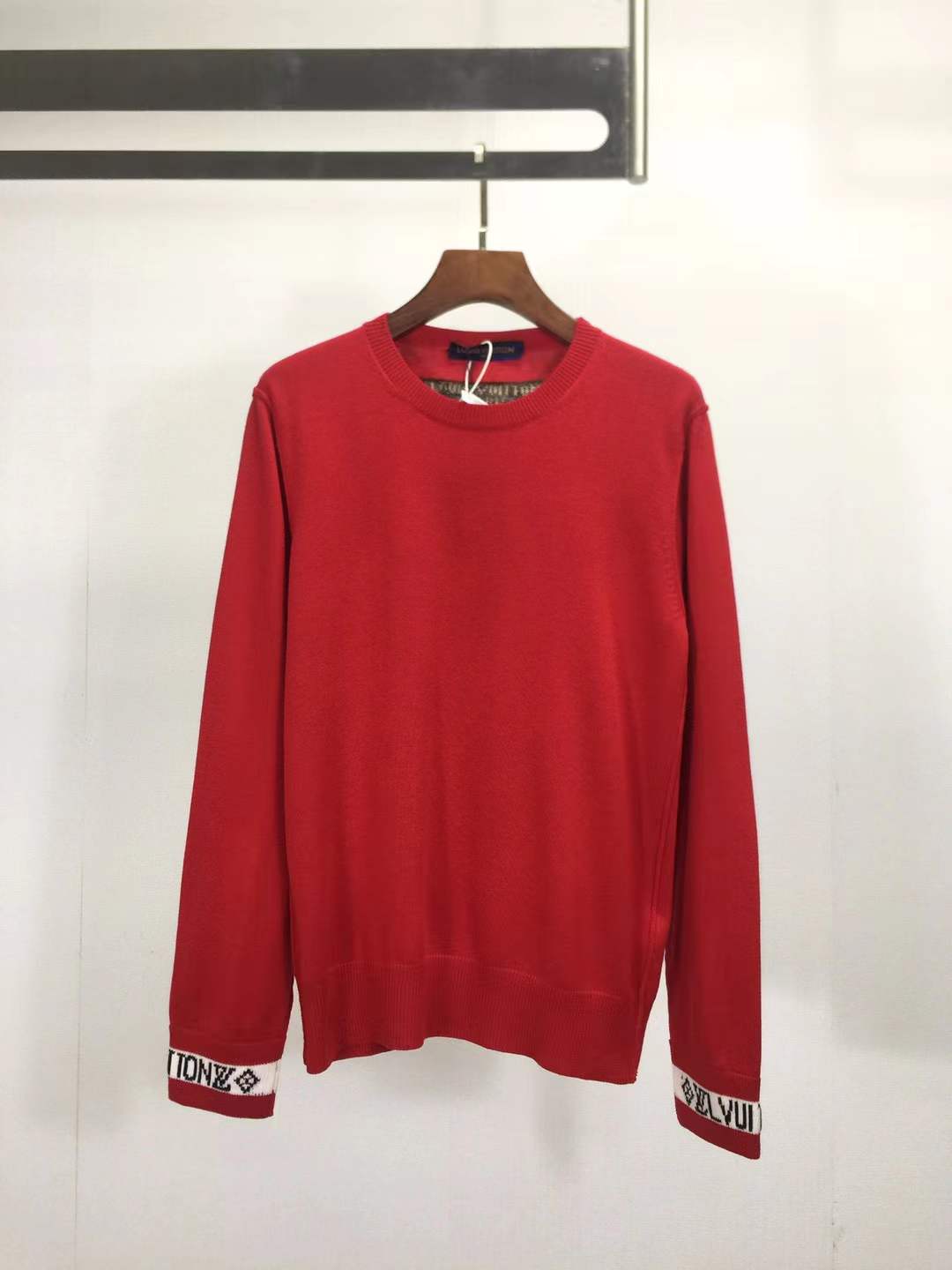 LV wool crewneck sweater