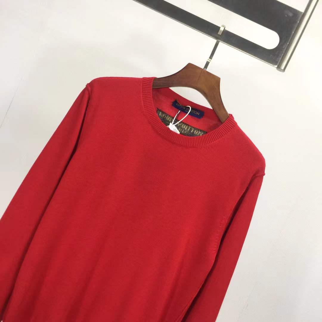 LV wool crewneck sweater