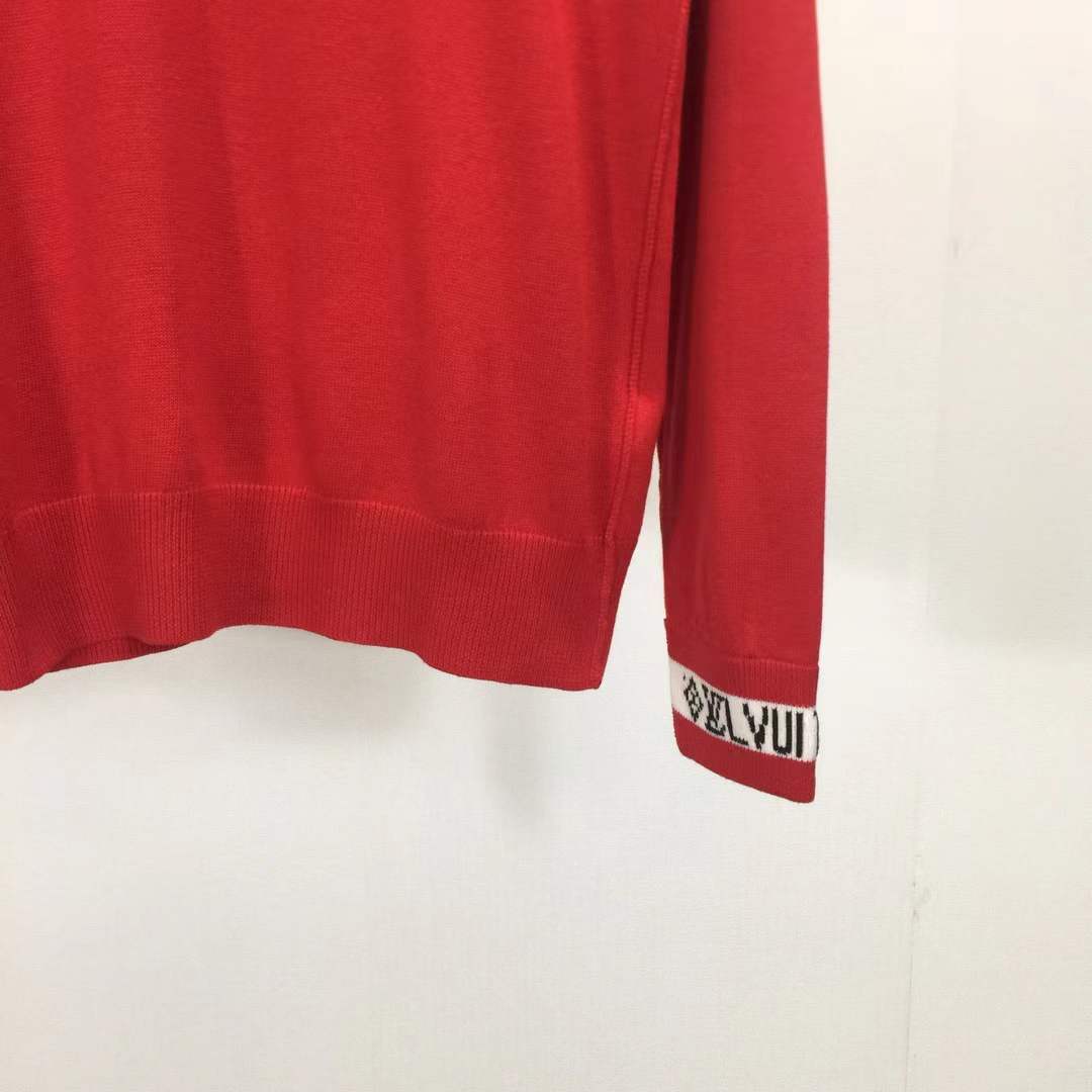 LV wool crewneck sweater